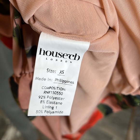 House of CB ‘Adanna’ Rose Print Corset Mini Dress NWOT - Picture 13 of 13